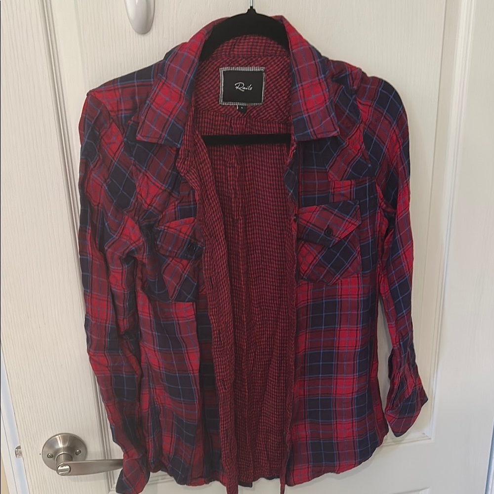 Rails plaid shirt size small